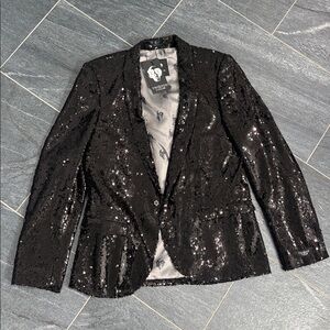 Super Skinny Sequin Suit Jacket from twisted tailor